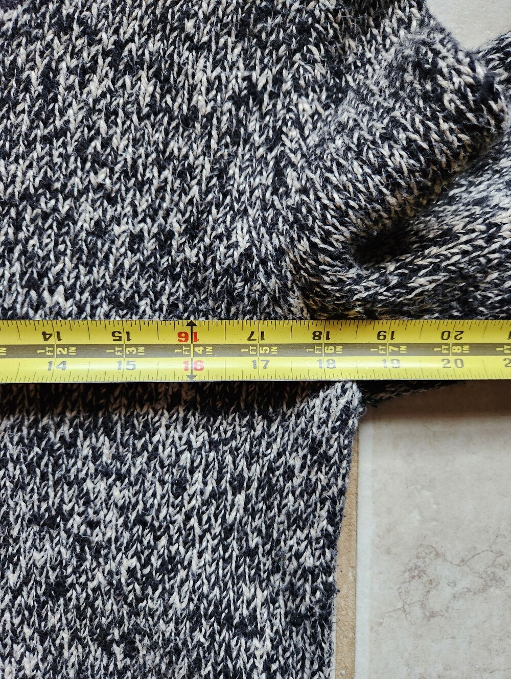 Polo Ralph Lauren Shawl Collar Sweater Medium Black White Knit Single Button - Picture 10 of 12
